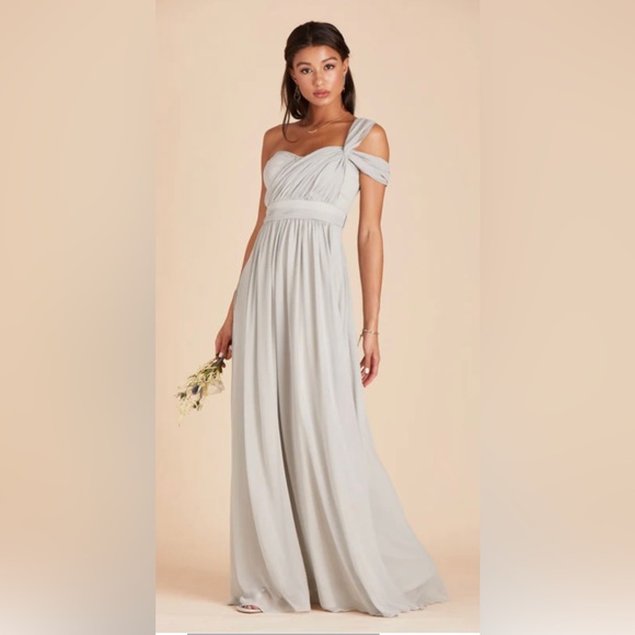 GRACE CONVERTIBLE DRESS DOVE GRAY SIZE M - Picture 1 of 13